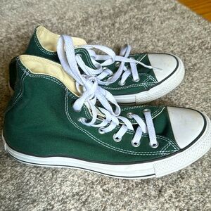Converse shoes (dark green)